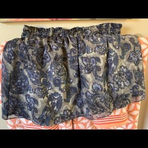 Aerie skirt, floral skirt, size xs